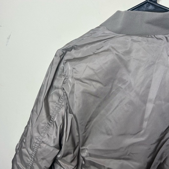 The Group Babaton Bomber Jacket Fill Zip Silver - Picture 11 of 16